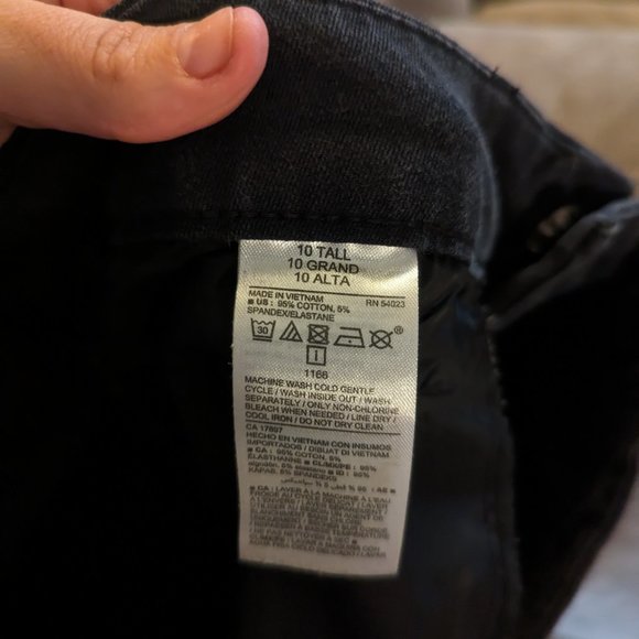 Old Navy Pixie Never Fade Pants Mid Rise Stretch Pants Black, Multiple Sizes - Picture 9 of 11